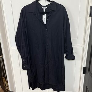 Spanx Button-Up Shirt Dress Size XL - NWT